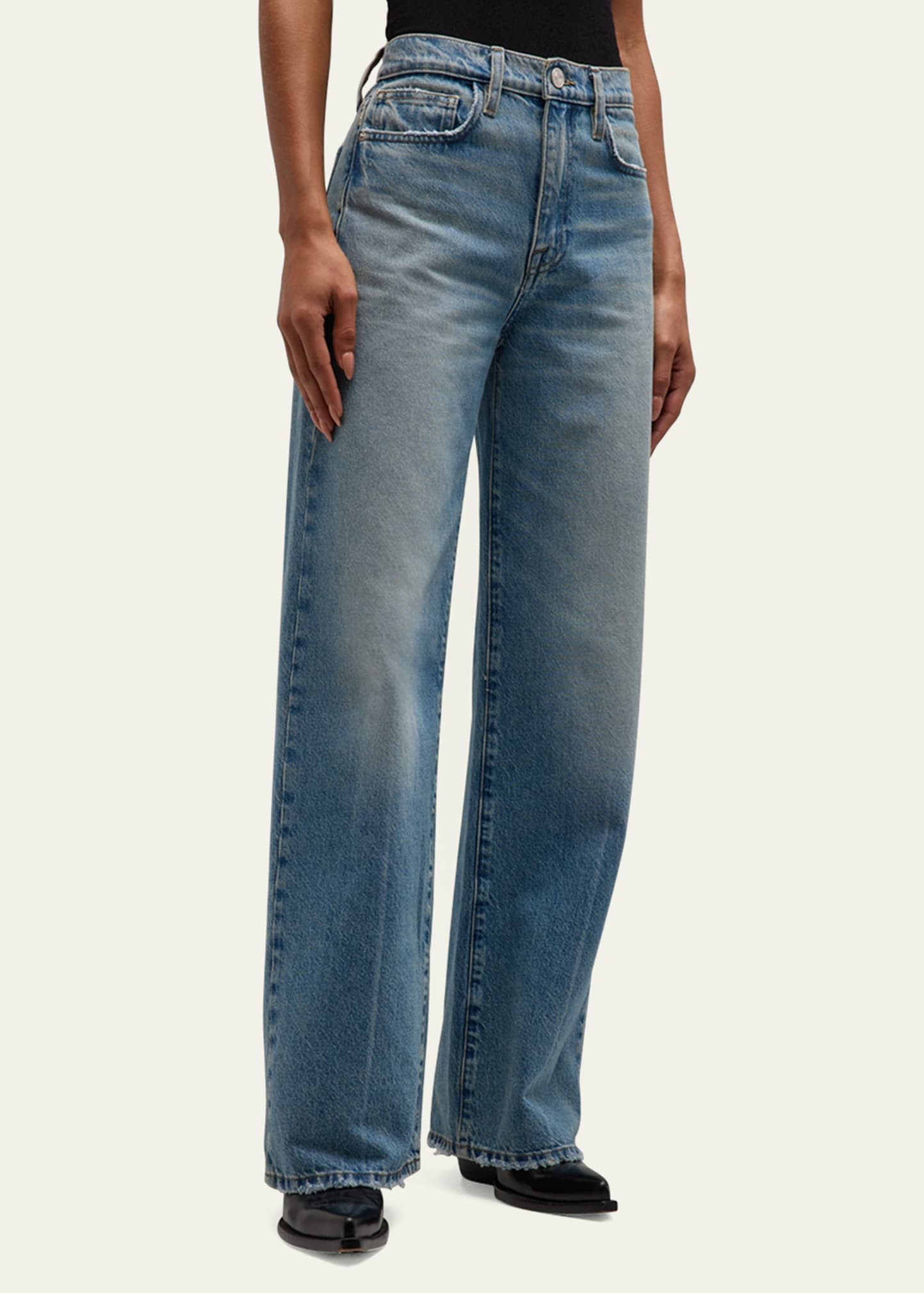 Le Jane Wide-Leg Jeans - 4