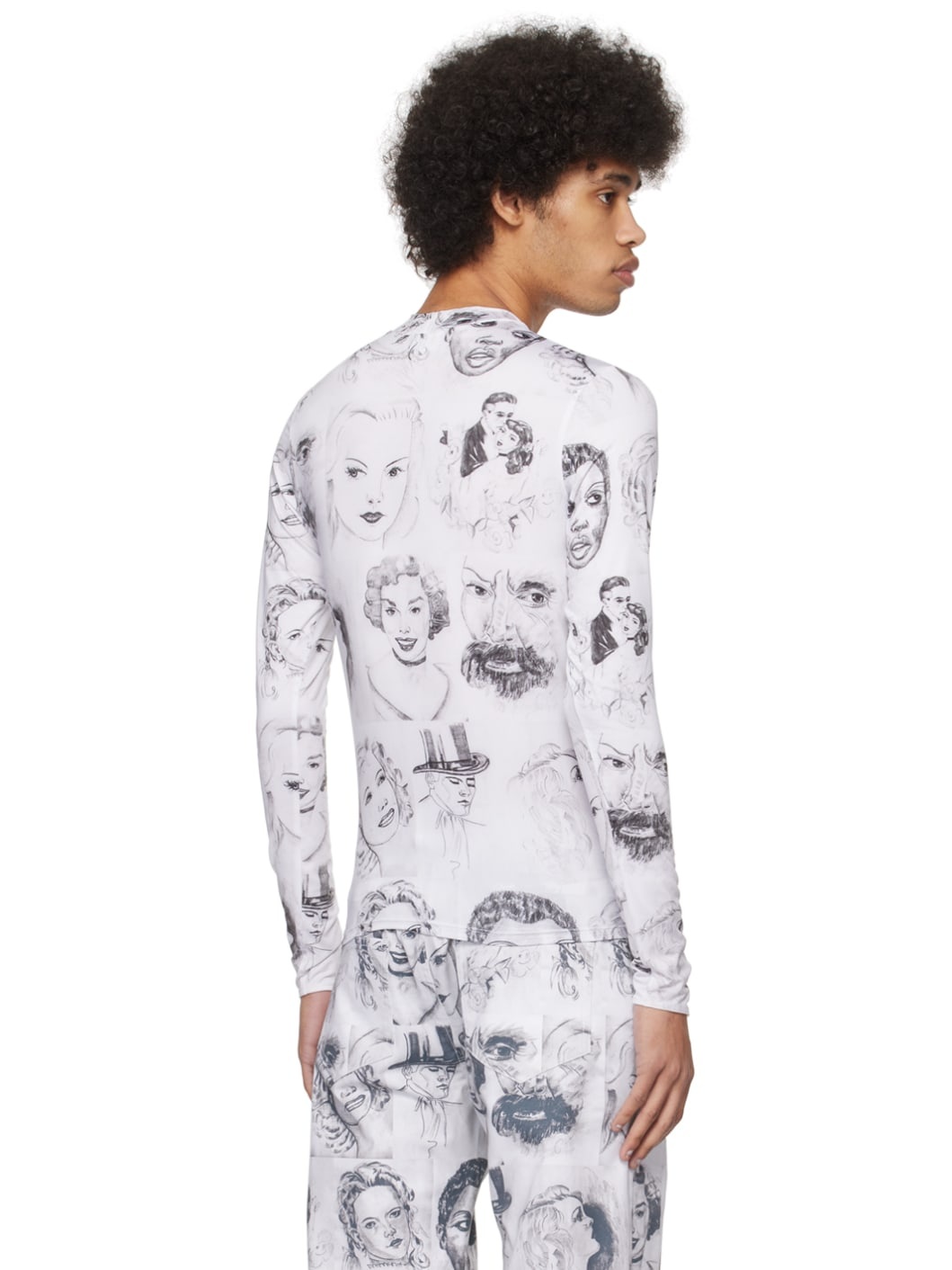 White Body Shop Long Sleeve T-Shirt - 3