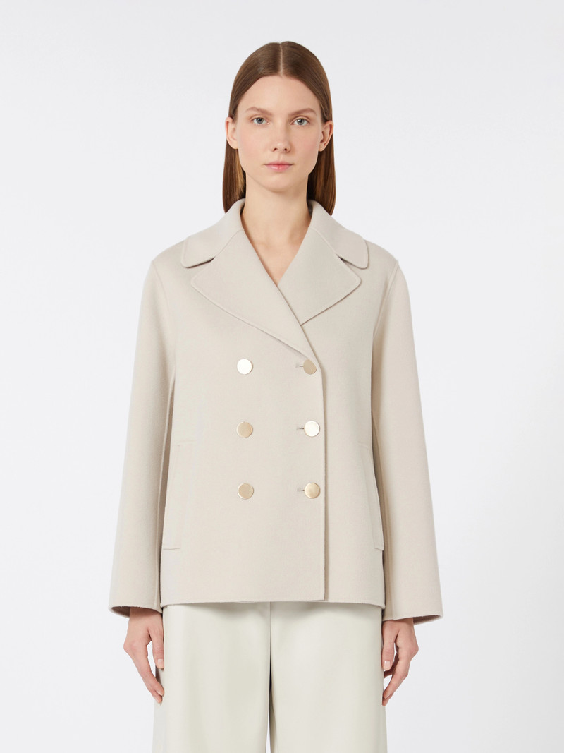 MARGOT Wool broadcloth jacket - SAND 3