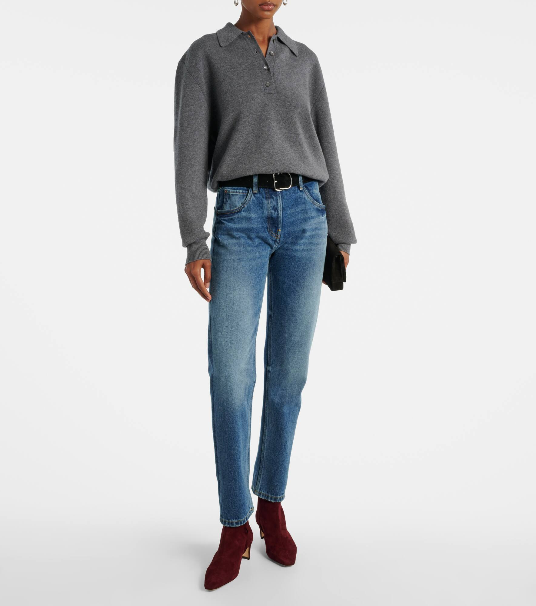Wally 55 suede ankle boots - 3