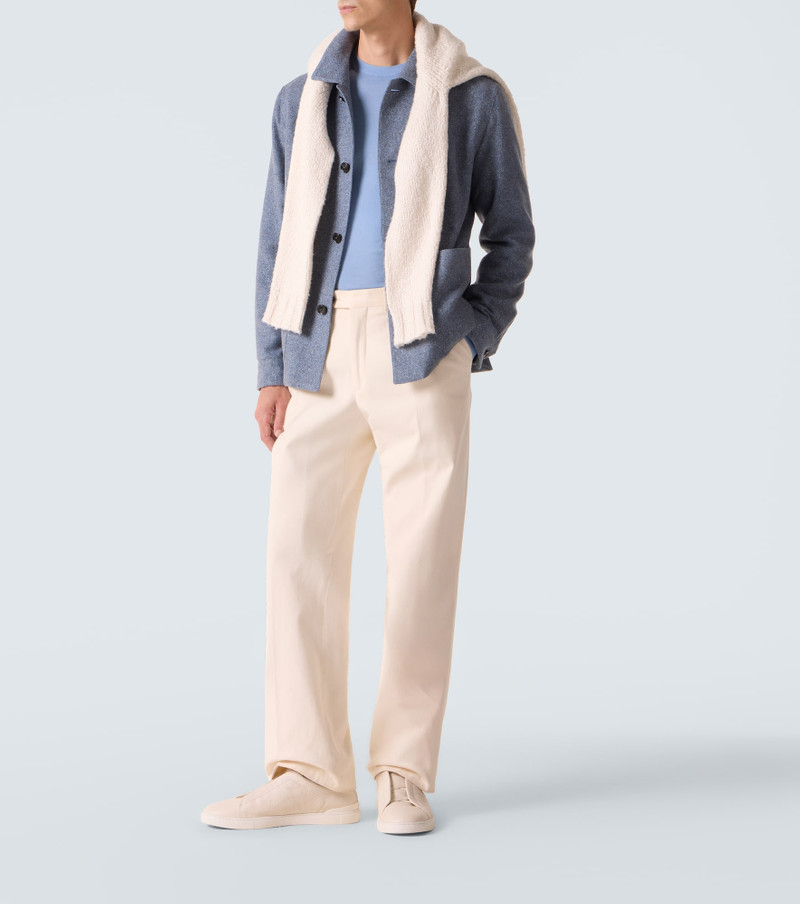 ZEGNA Cashmere and silk overshirt outlook