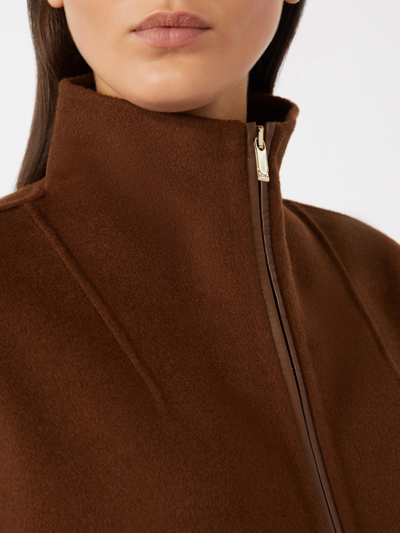PINO Wool, cashmere and silk coat - CHOCOLATE 5