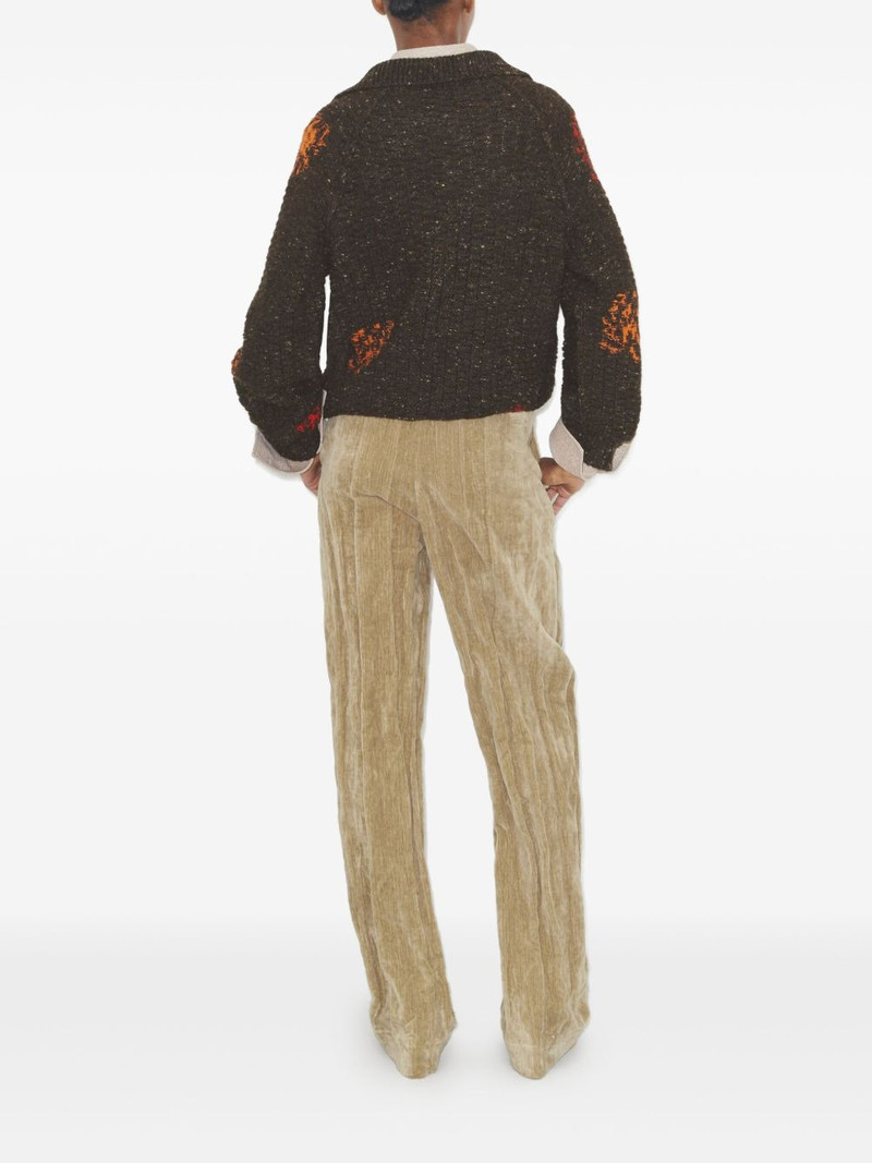 embroidery-detail sweater 3