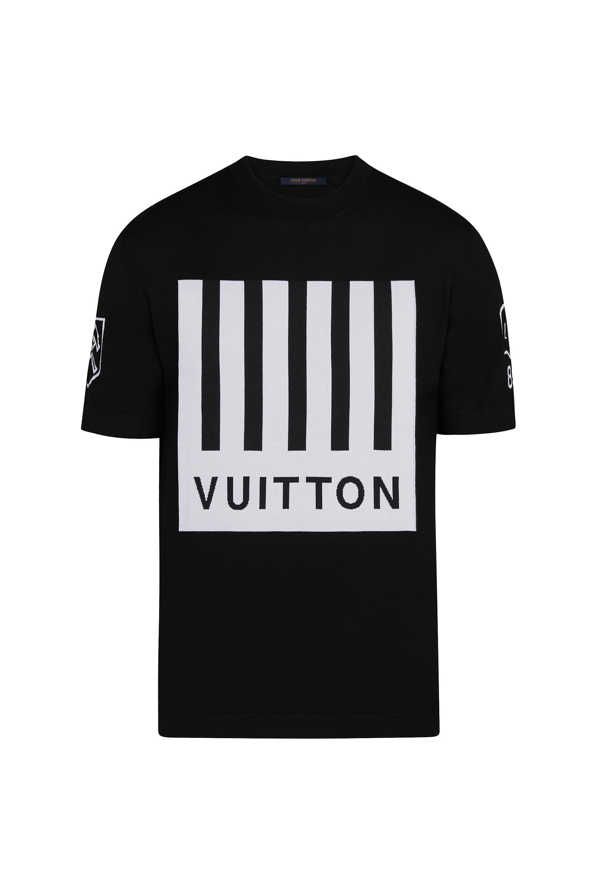 Vuitton Barcode & Earth Wool T-shirt - 1