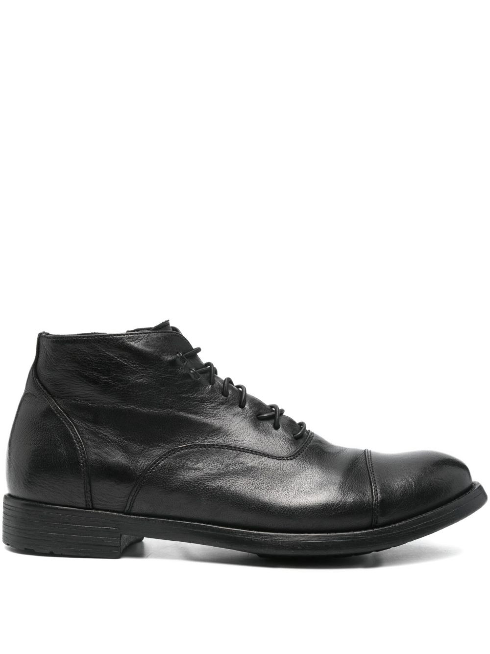 lace-up zip-detail boots - 1