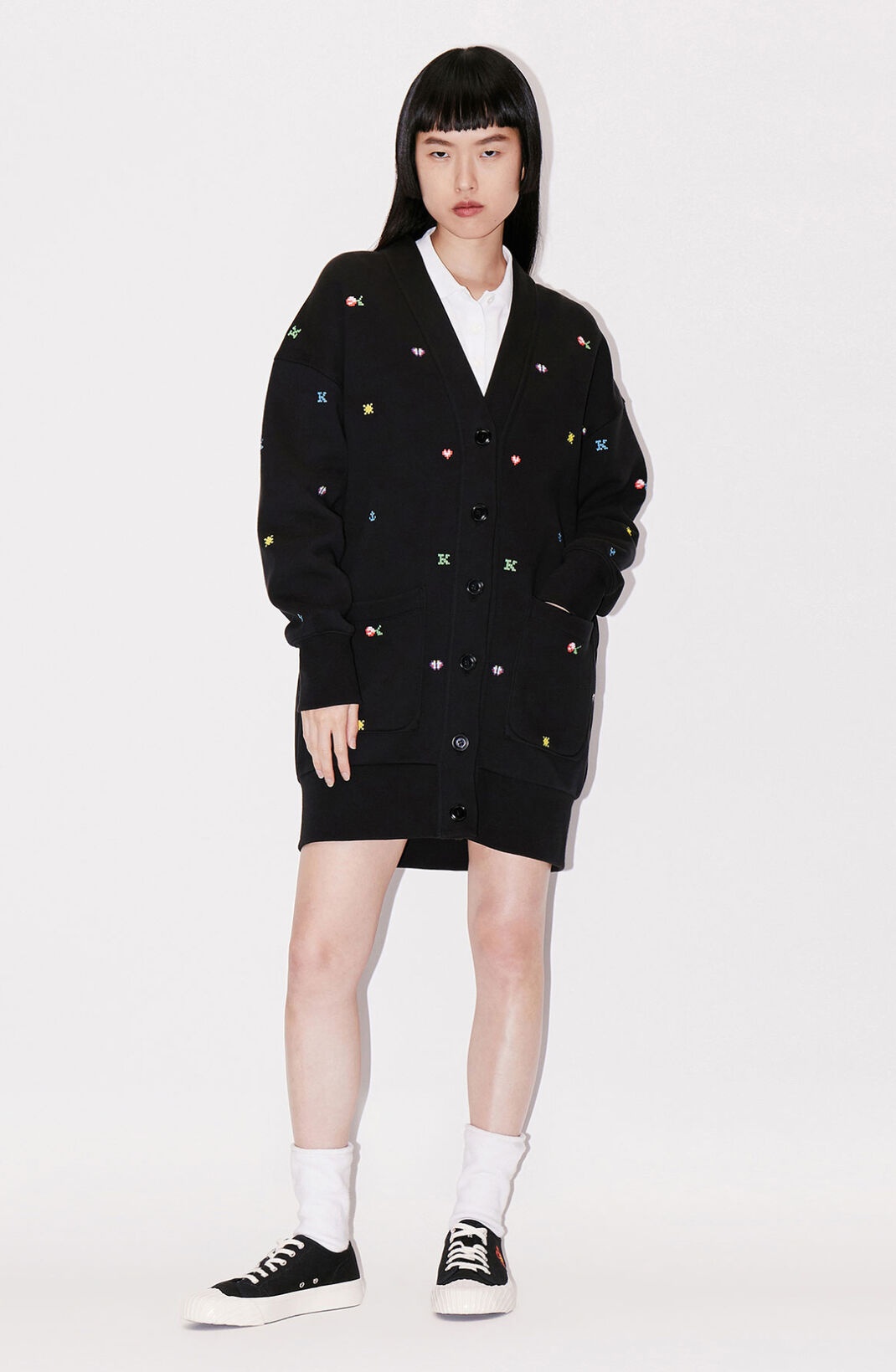 KENZO Pixels' cardigan dress - 2