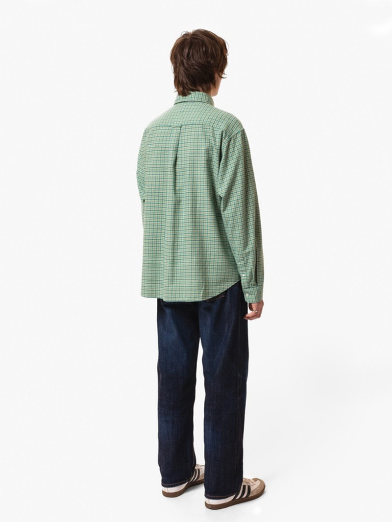 Filip Checked BD Shirt Green 3