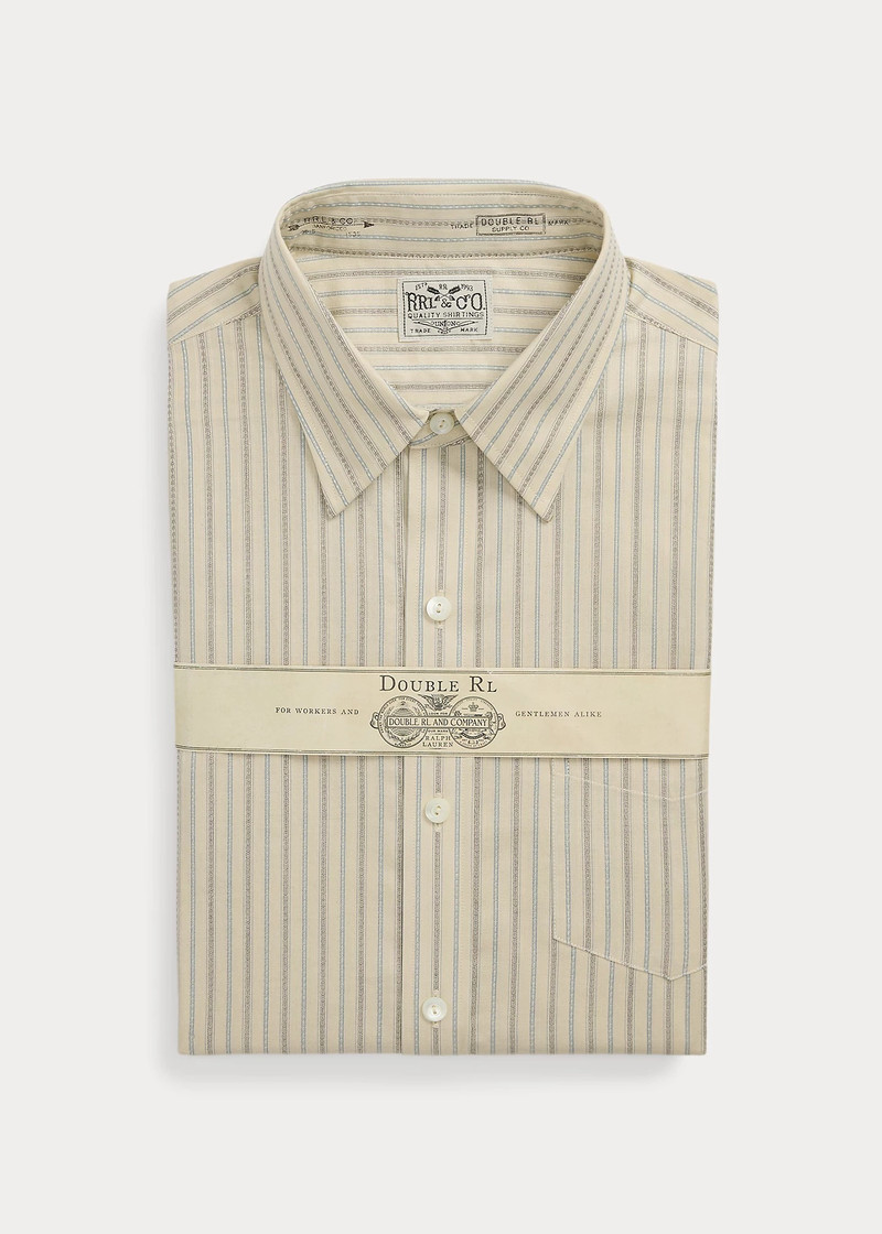 Slim Fit Striped Dobby Shirt 1
