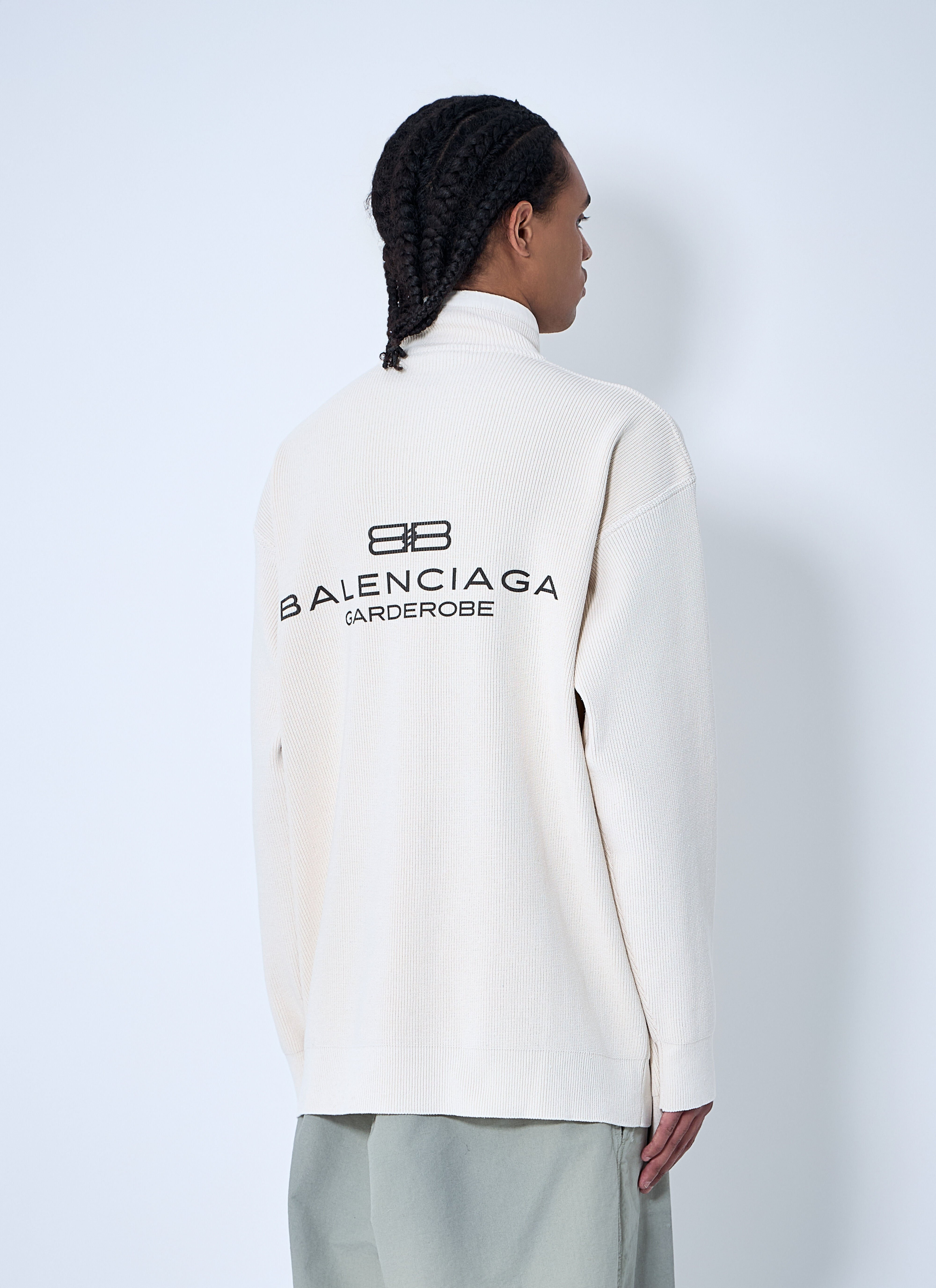 Interwined Zip-Up Sweater - 4