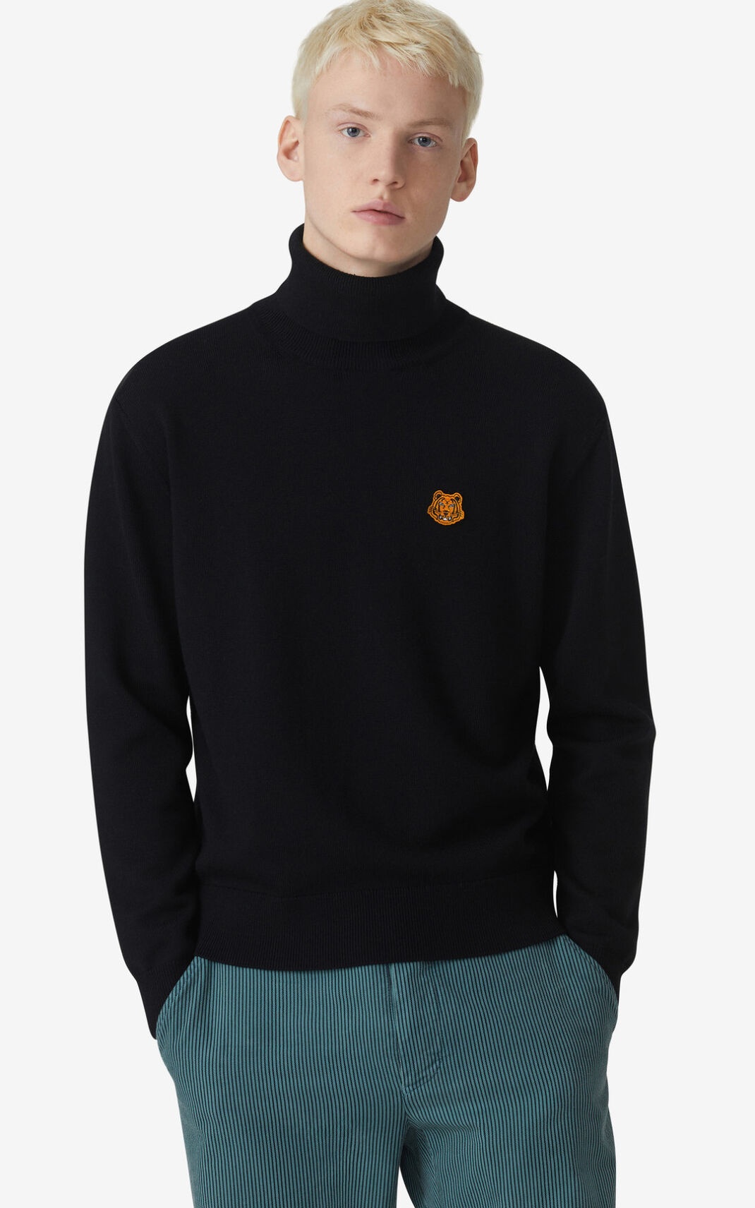 Tiger Crest roll-neck jumper - 2