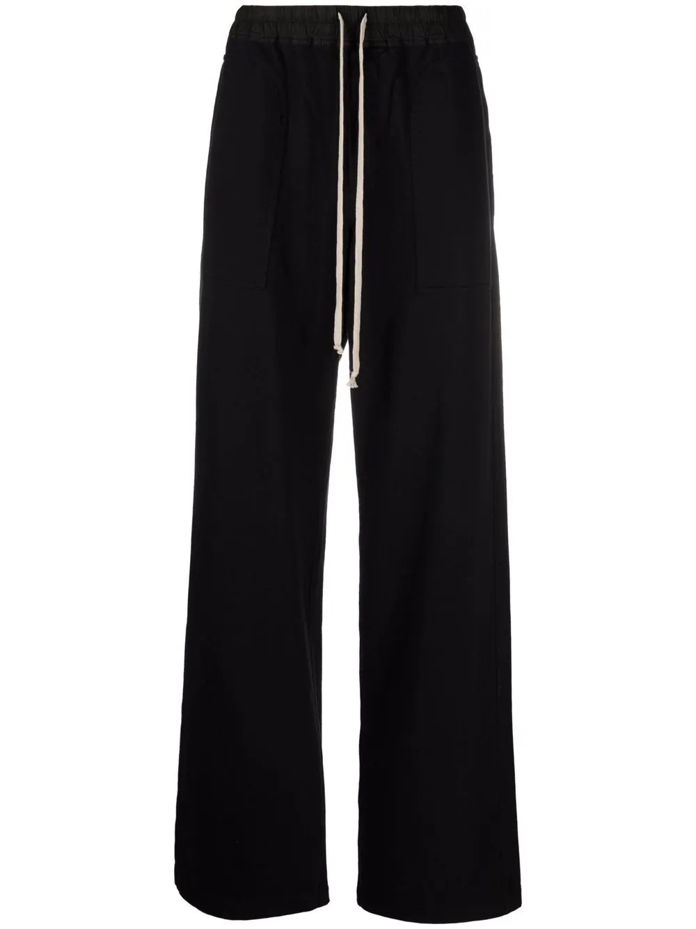 wide-leg drawstring trousers - 1