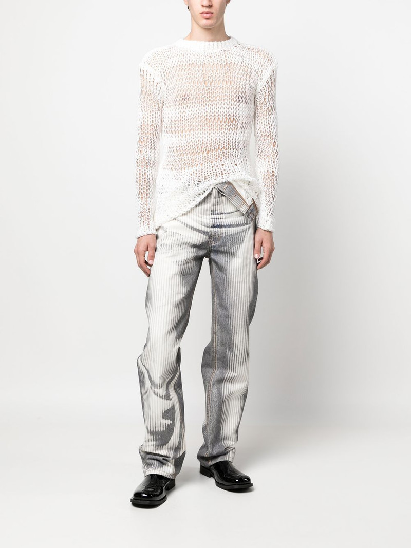 HELIOT EMIL™ open-knit crew-neck jumper outlook