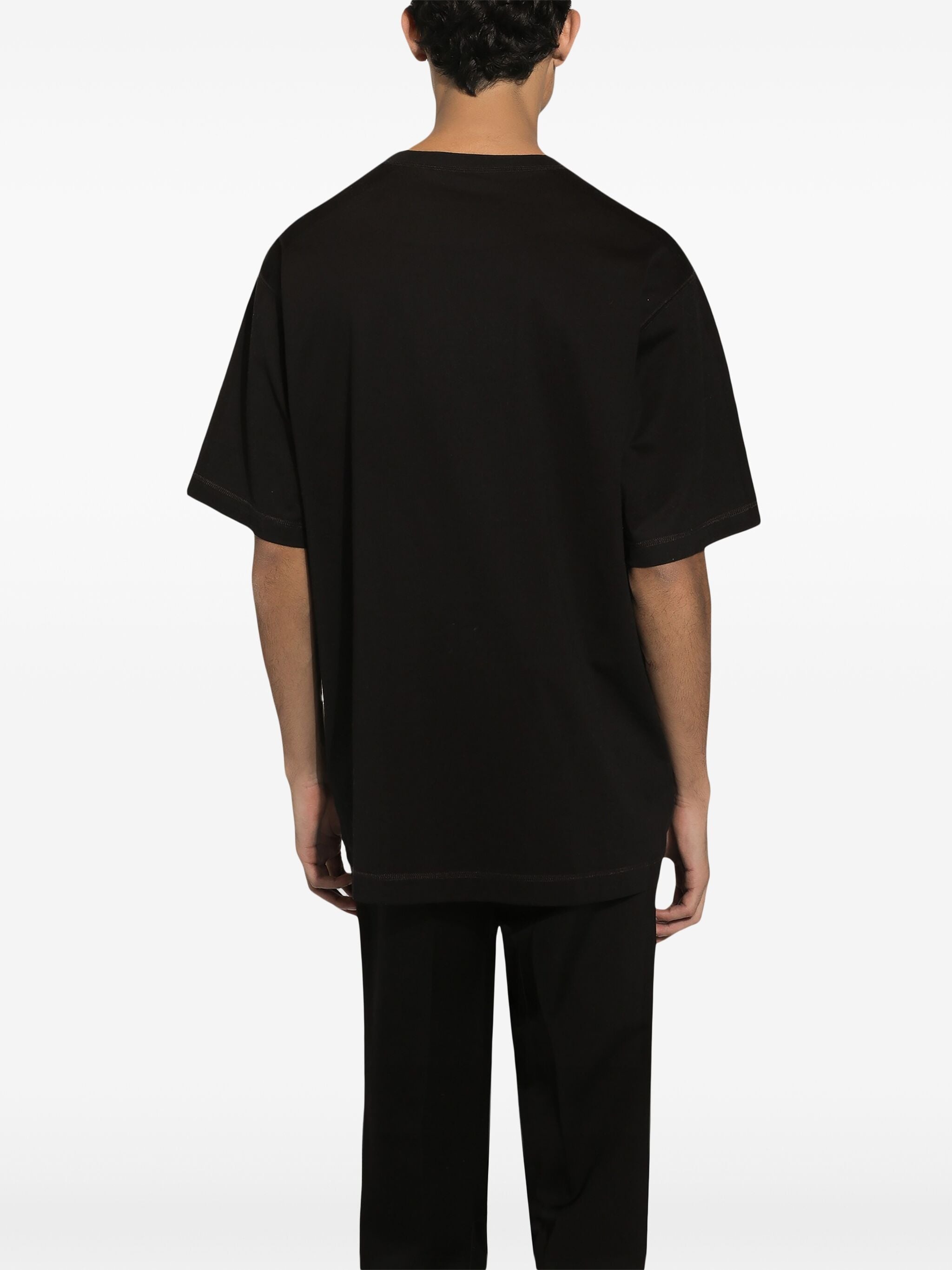 BRANDED-TAG COTTON T-SHIRT - 3