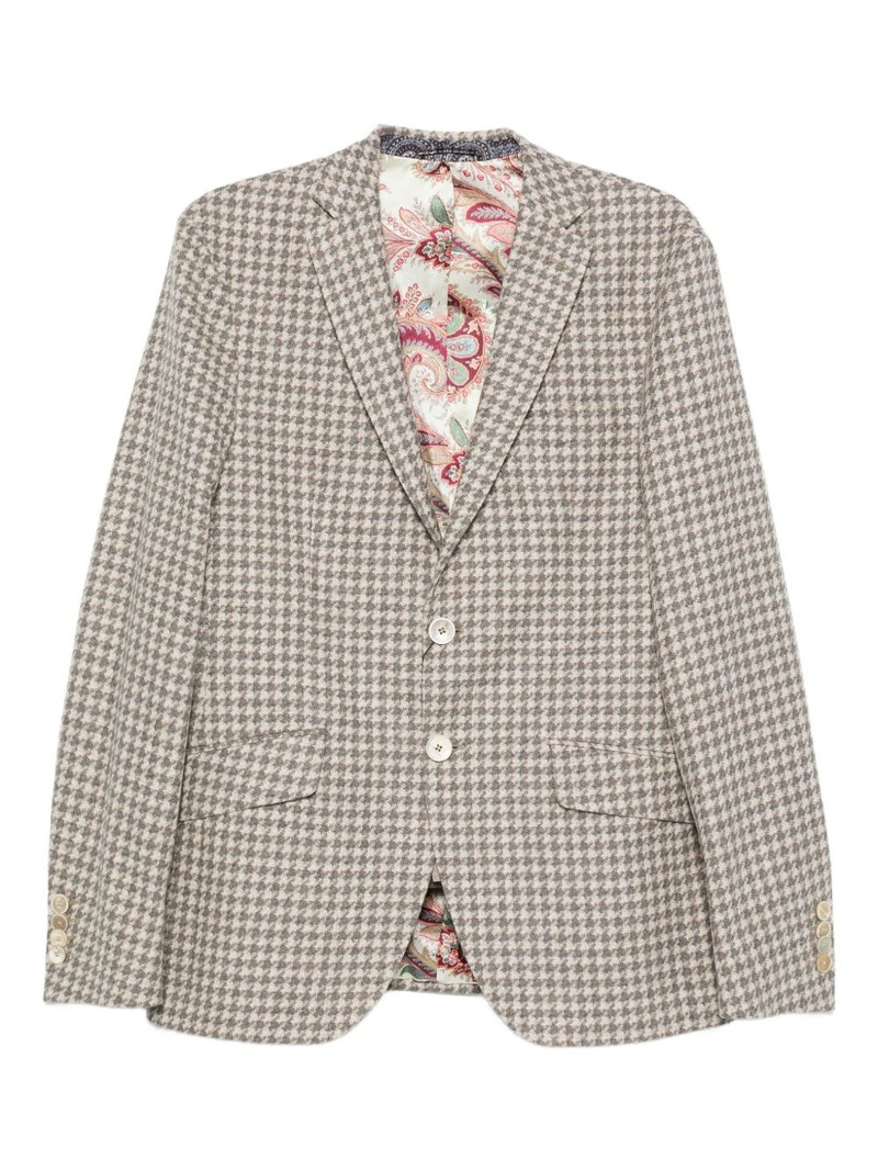 houndstooth-pattern jacket 1