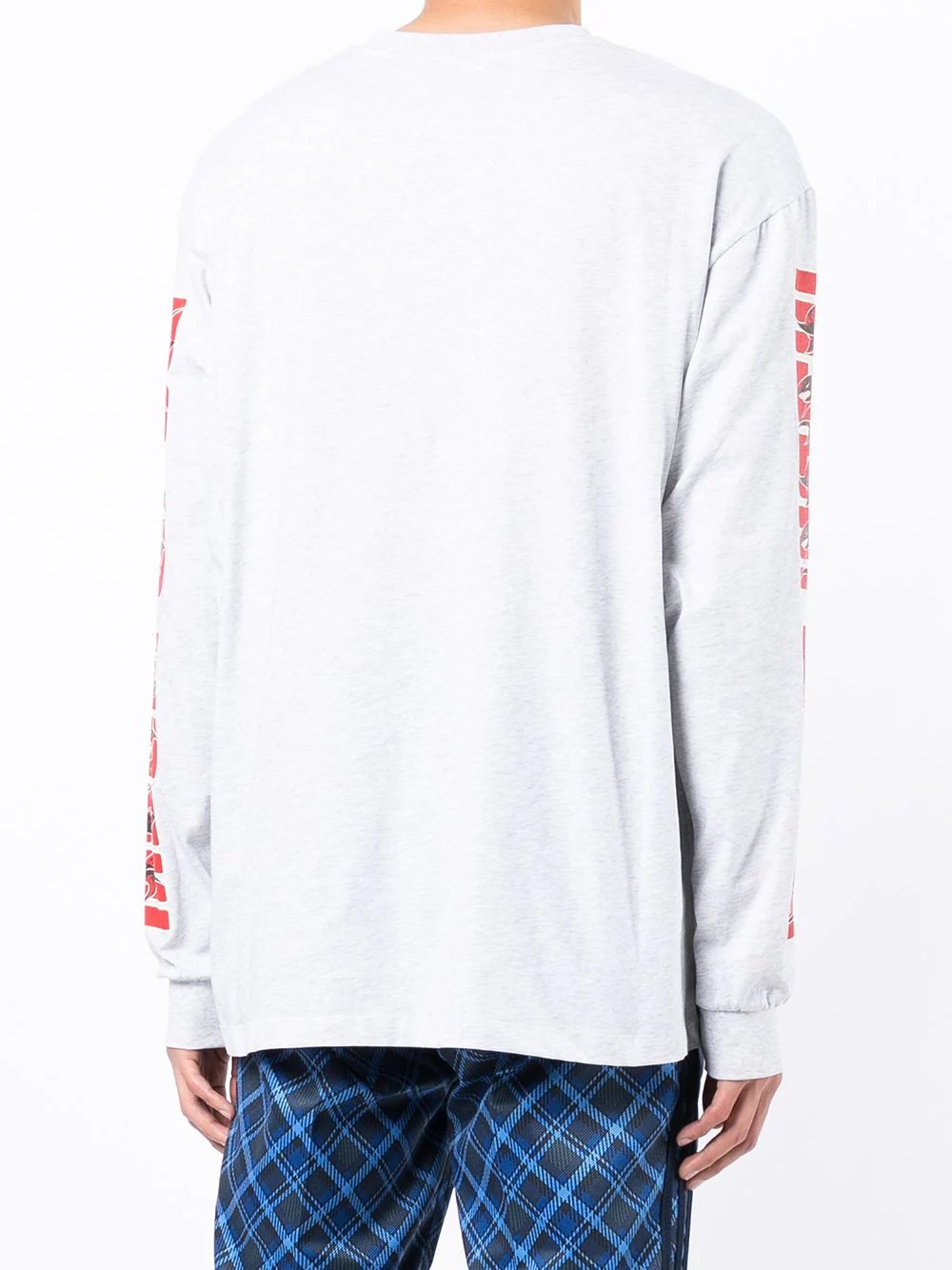 logo-print long-sleeve T-shirt - 4