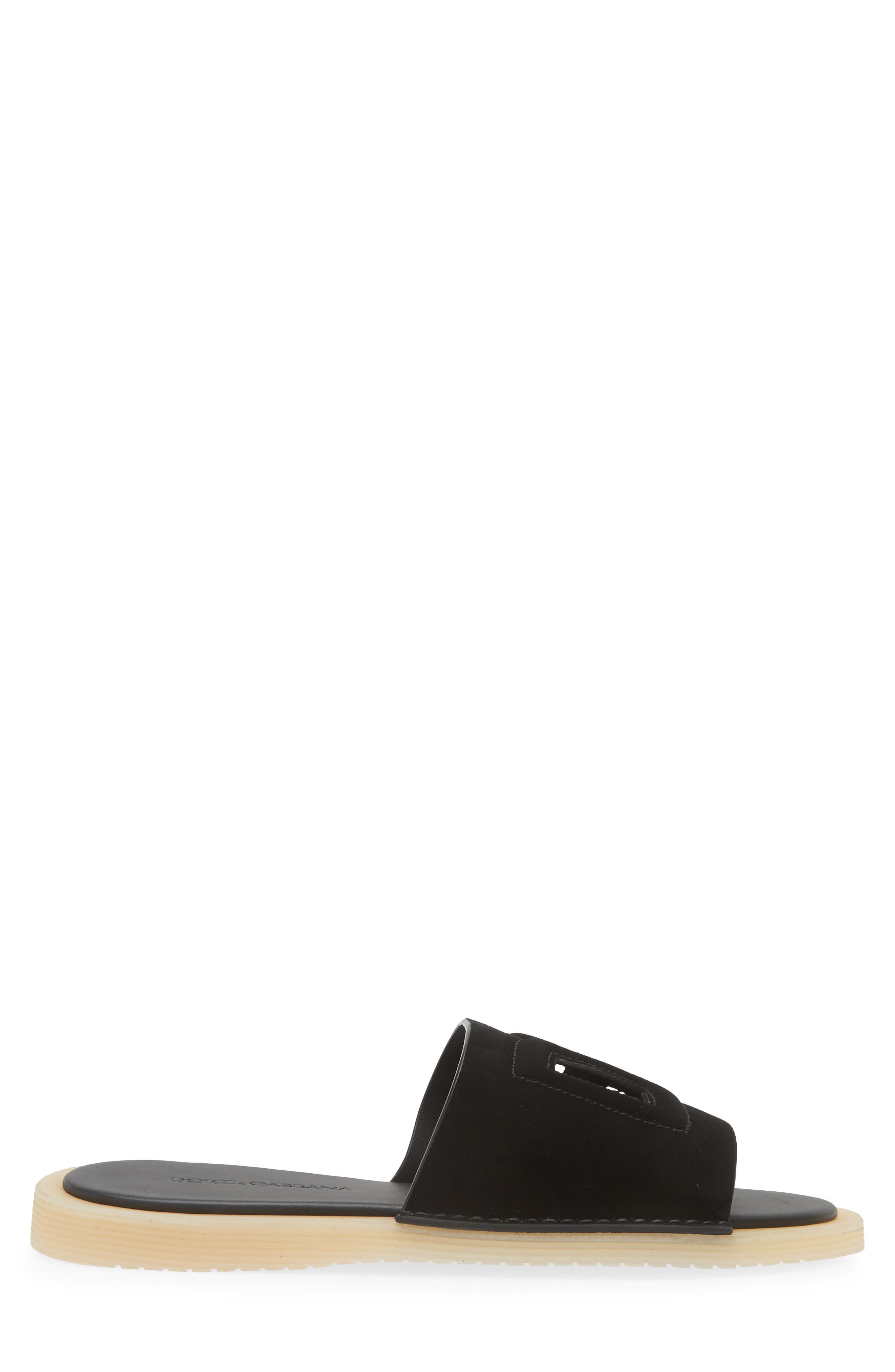 Dolce&Gabbana Crosta Slide Sandal in Black at Nordstrom - 3