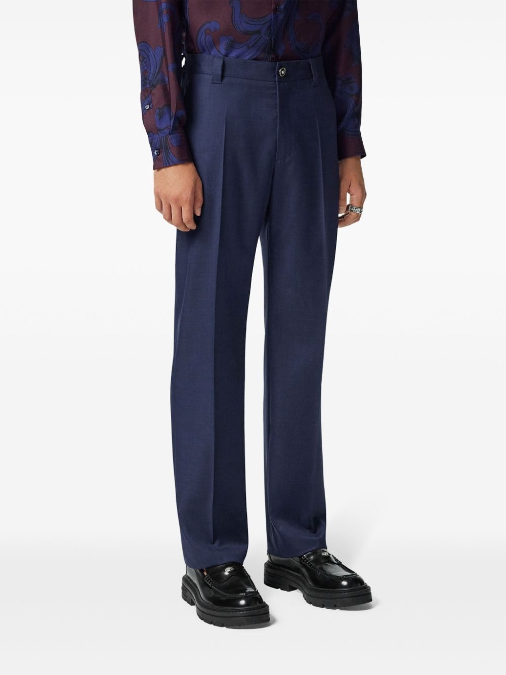 wool tailored trousers - 3