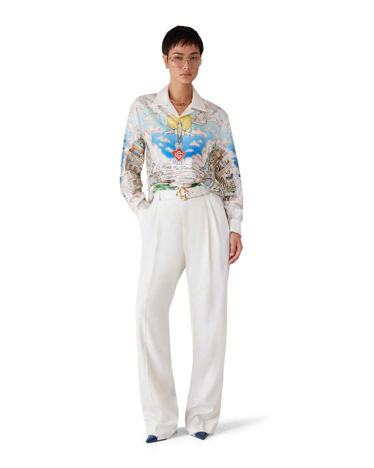 Paris Store Classic Long Sleeve Shirt | Casablanca Paris - 2