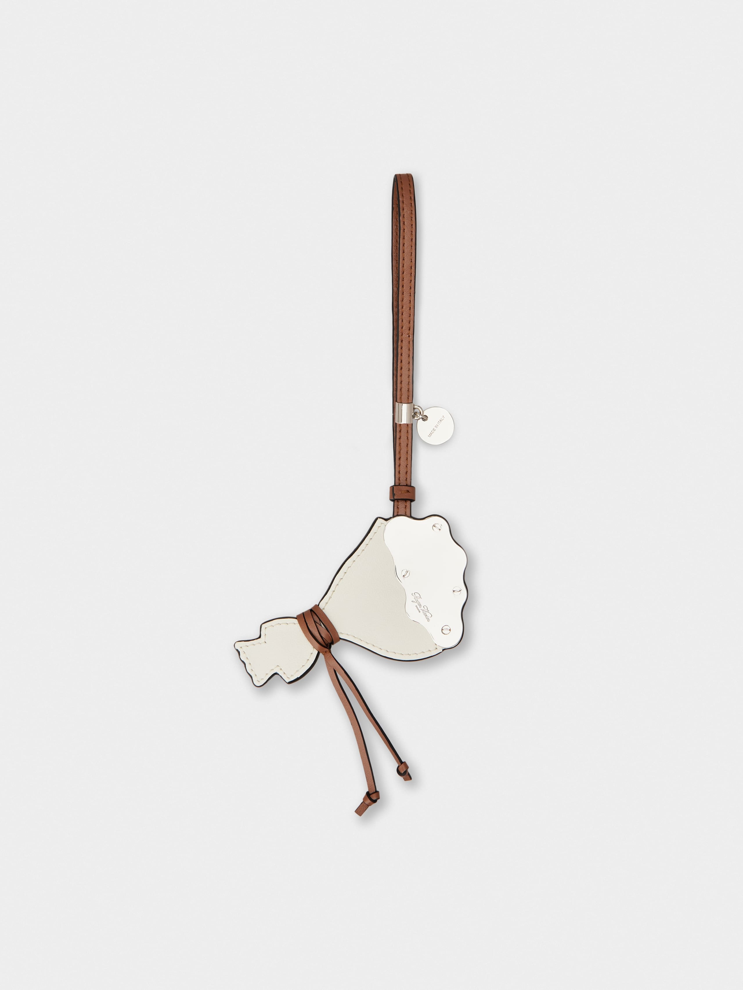 Efflorescence Bag Charm in leather - 2