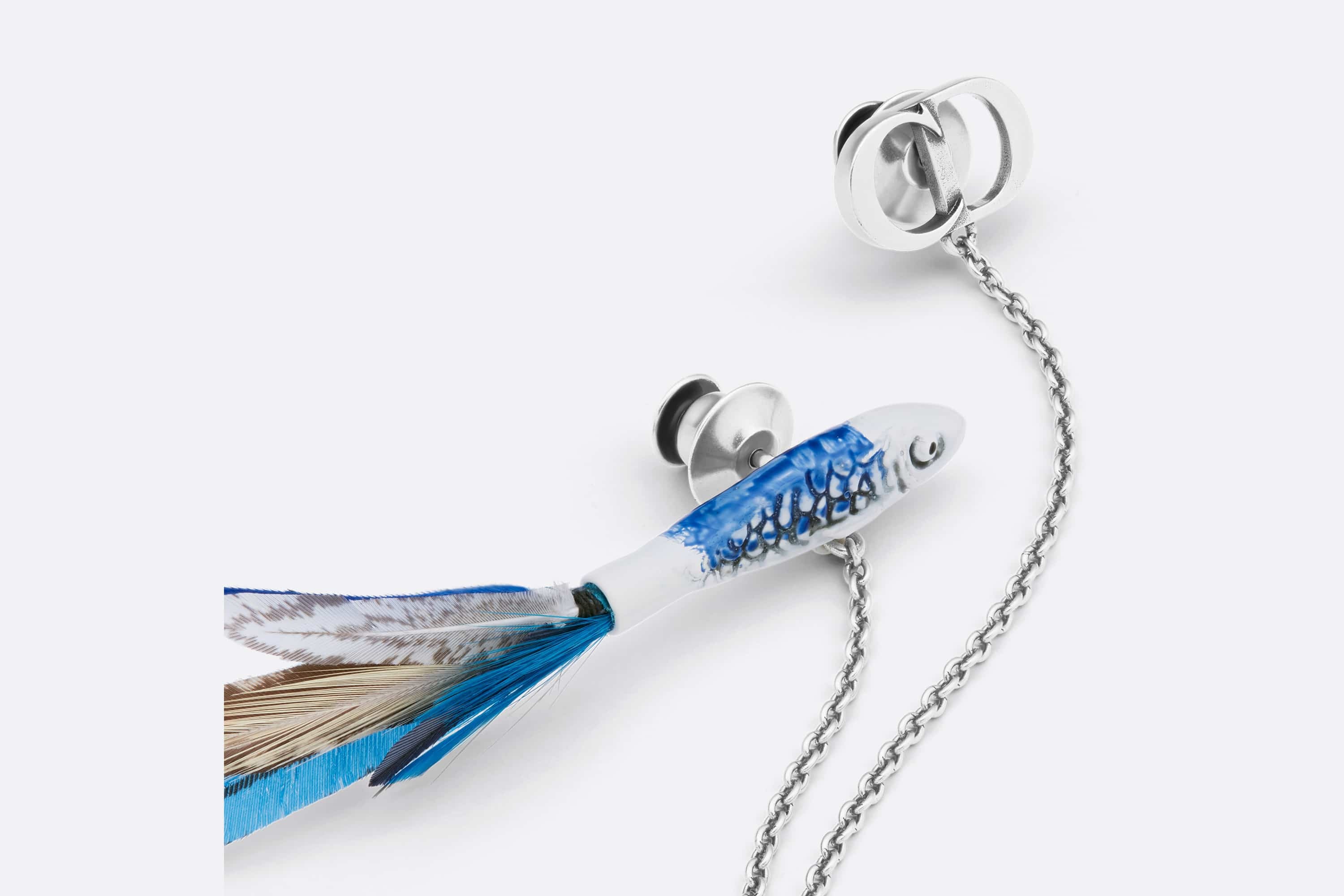CD Icon Chain Brooch - 4