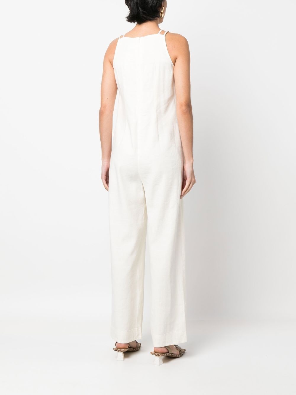 Raye  linen-blend jumpsuit - 4
