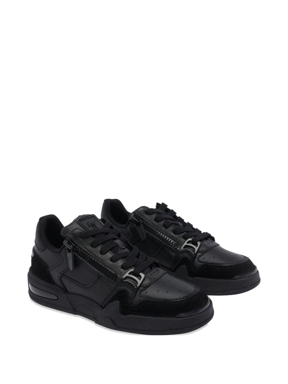 Gz-Ghost zip-detail sneakers - 2