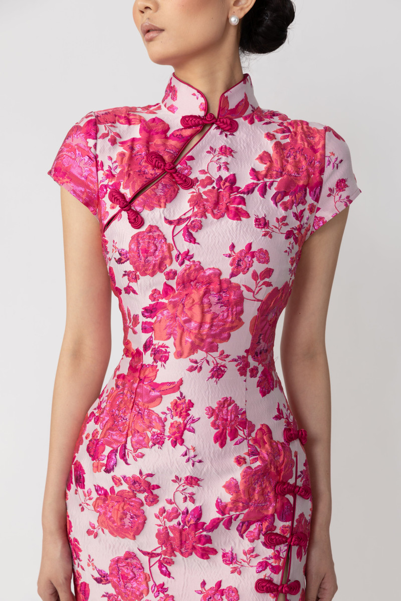 SAU LEE JOSEPHINE JACQUARD DRESS outlook
