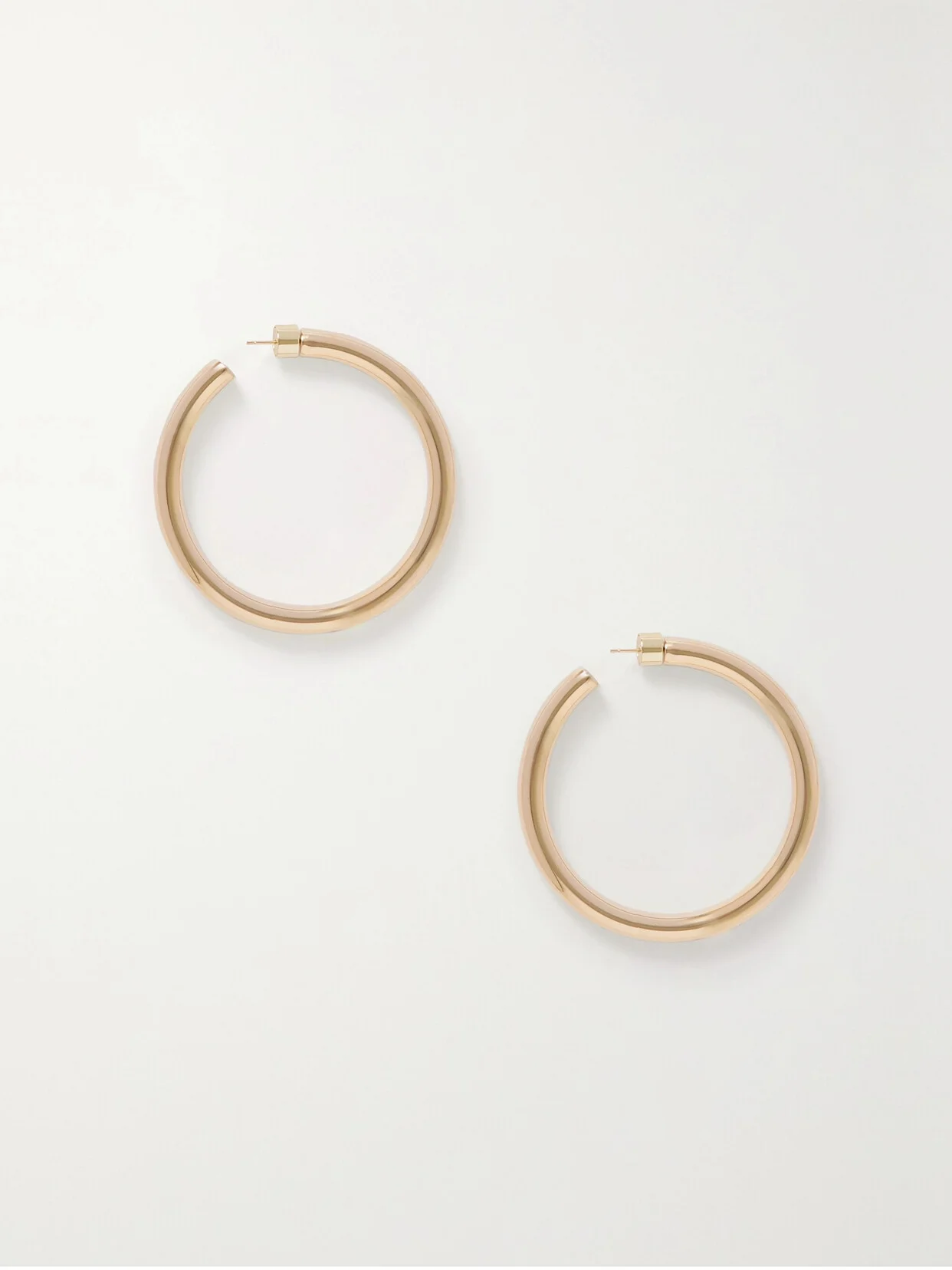 2" Samira Gold-plated Hoop Earrings - 1