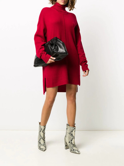 Isabel Marant knitted turtleneck mini dress outlook