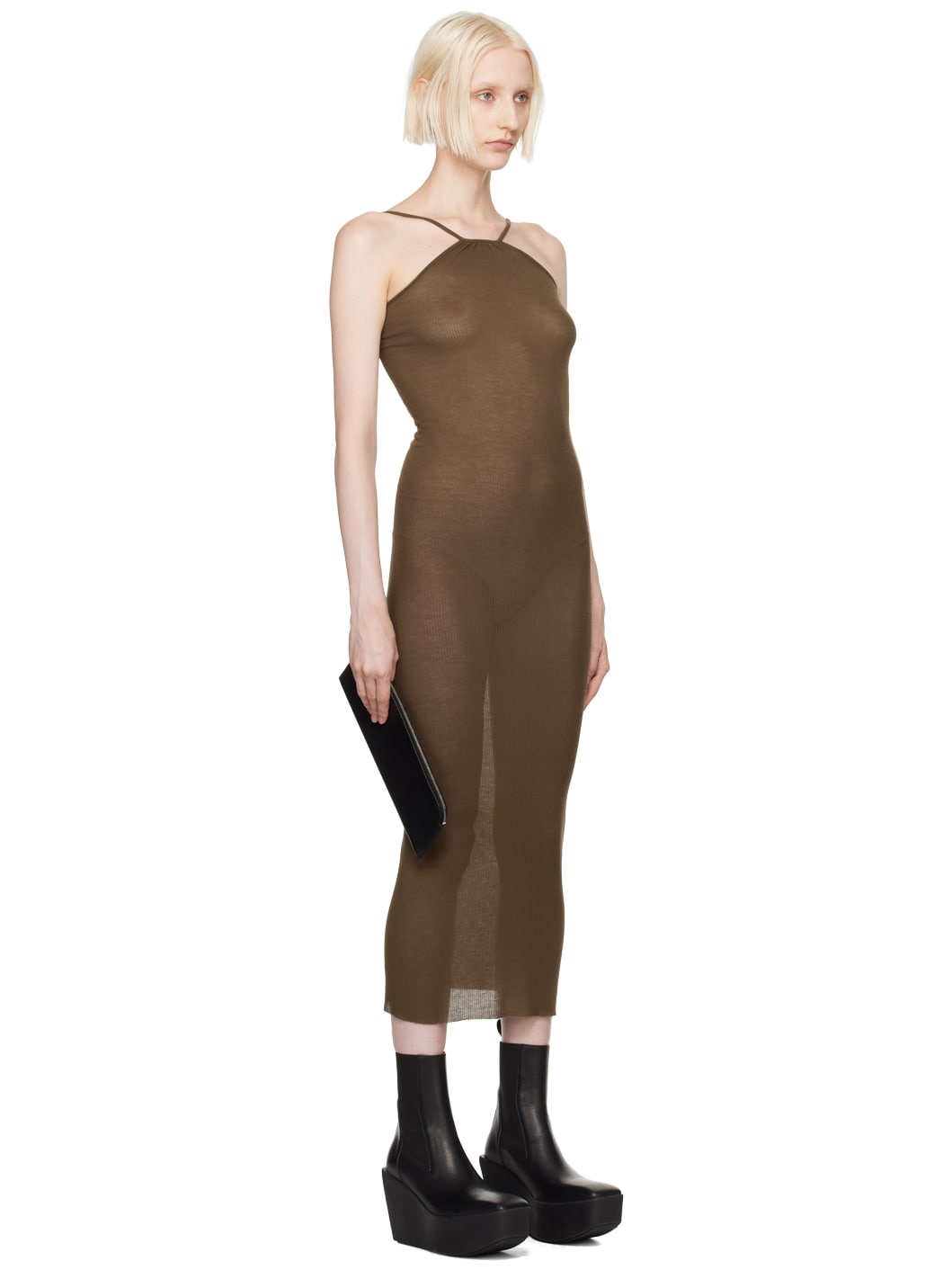 Khaki Porterville Skorpio Midi Dress - 2