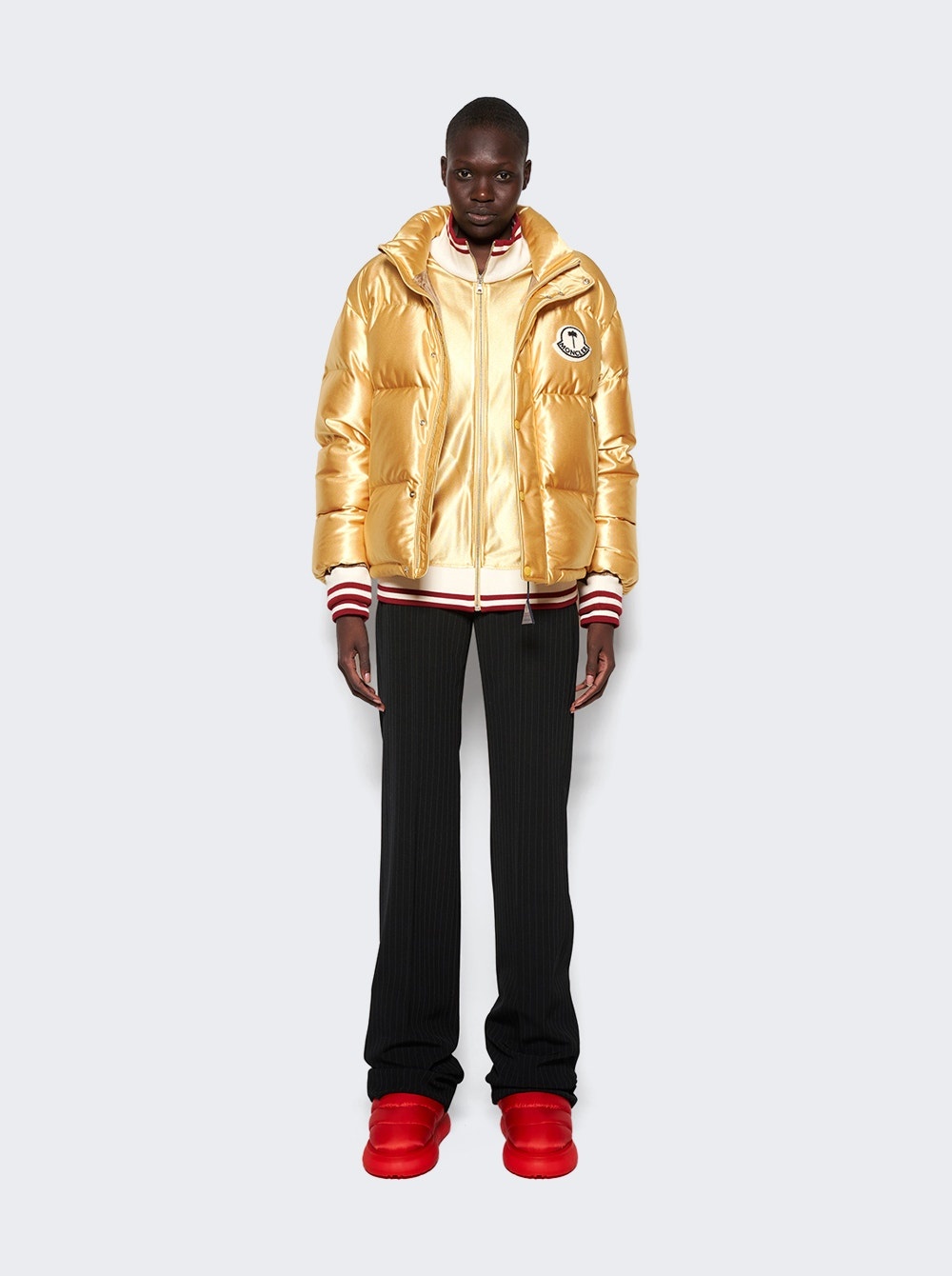 X Palm Angels Keon Shine Puffer Jacket - 2