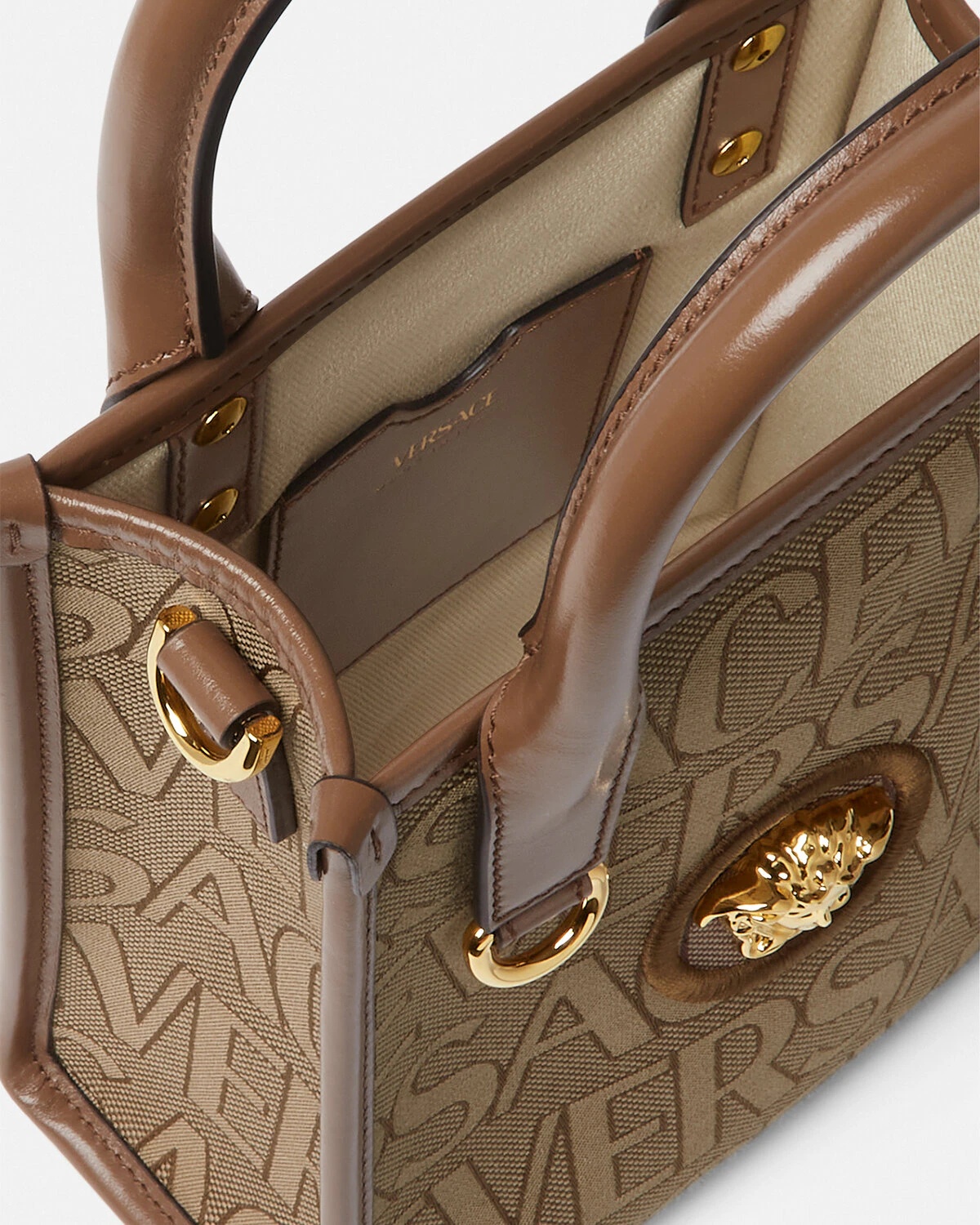 Versace Allover Mini Tote Bag - 4