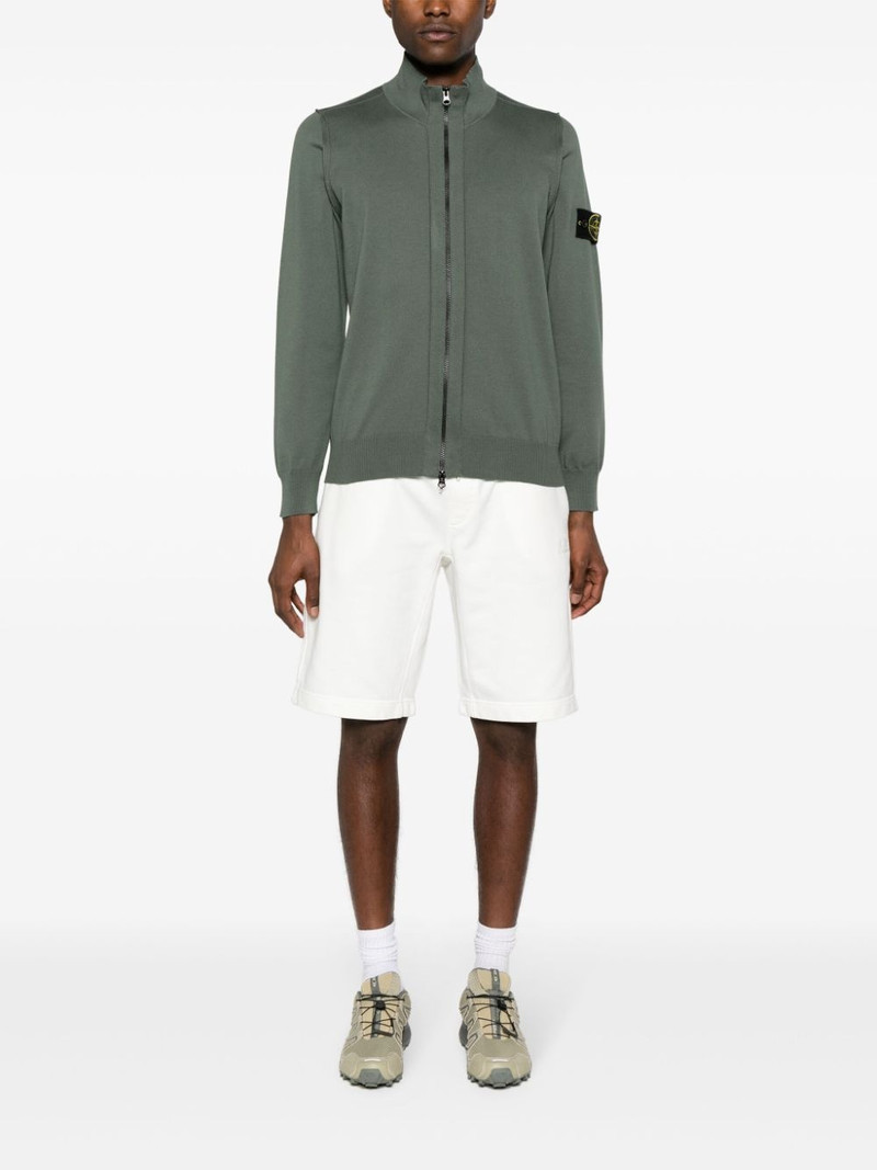 C.P. Company logo-embroidered cotton track shorts outlook