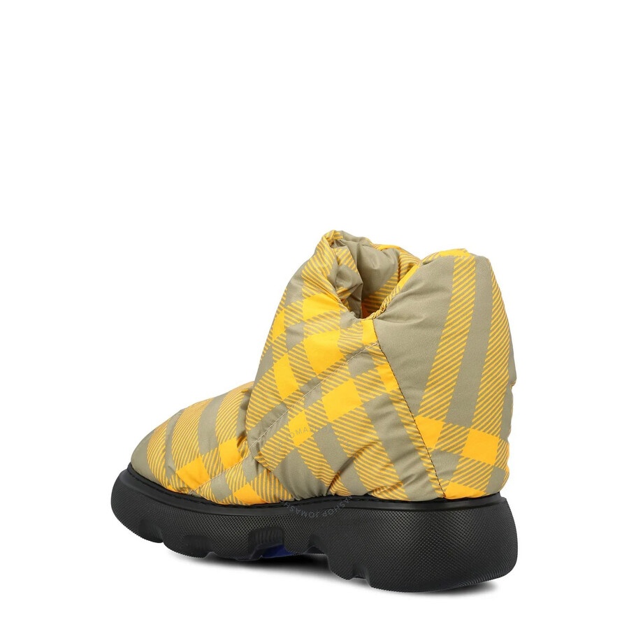 Burberry Check Drawstring Pillow Padded Snow Boots - 2