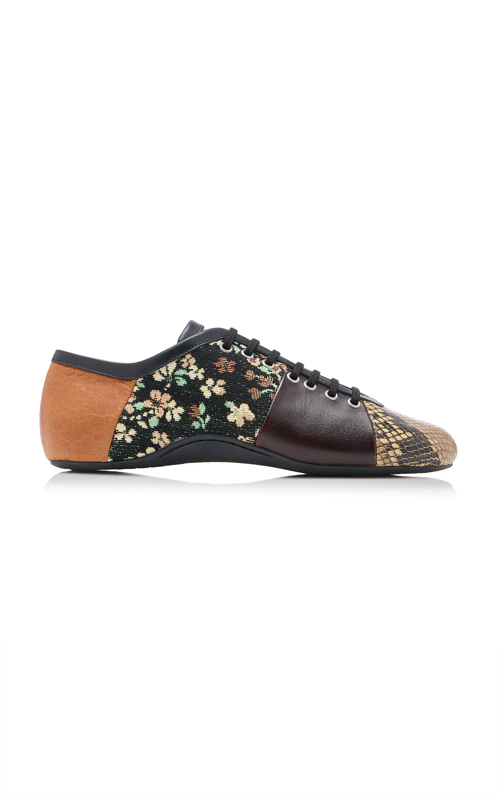 Patchwork Ballerina Sneakers - 1