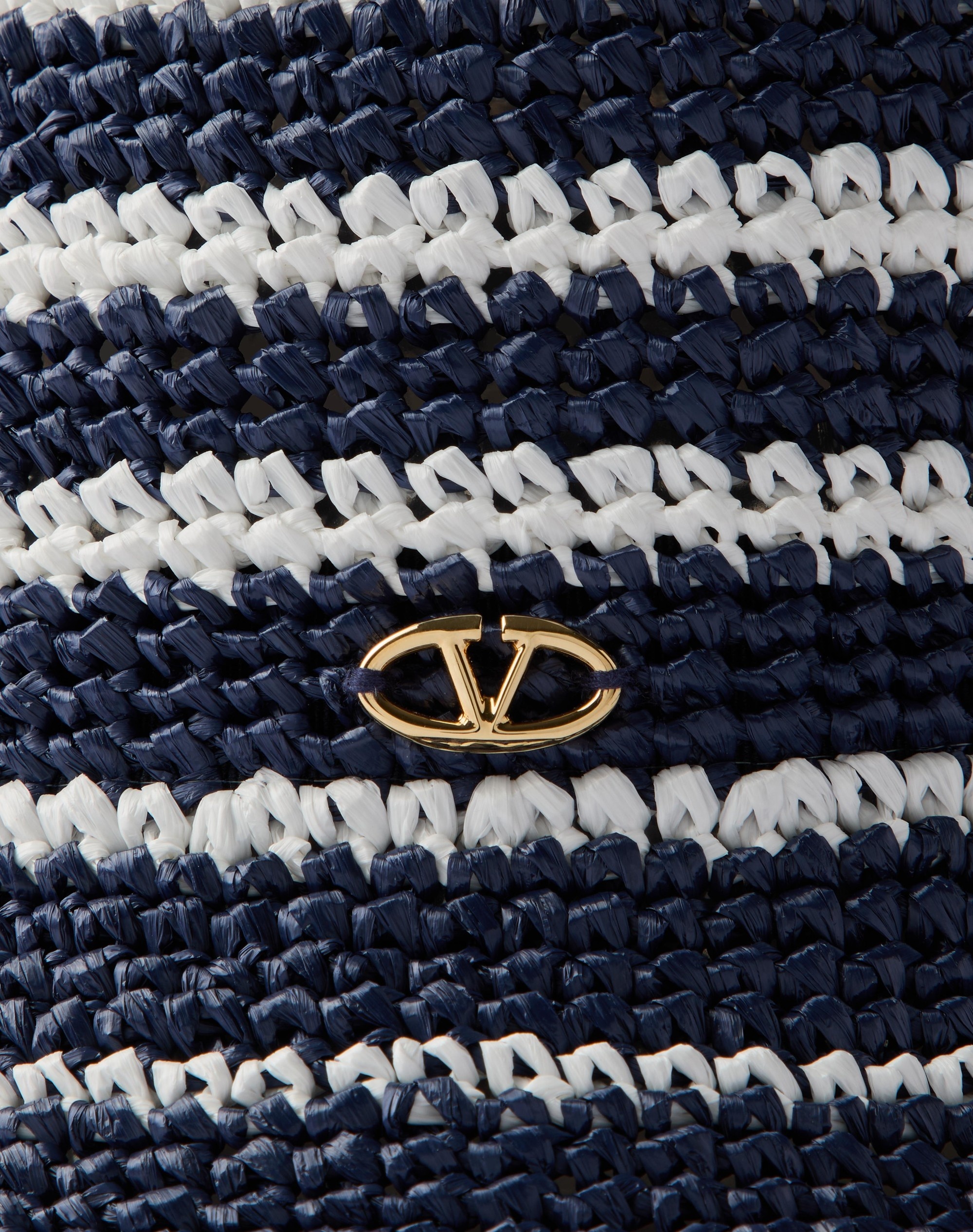VLOGO THE BOLD EDITION BUCKET HAT IN RAFFIA - 4