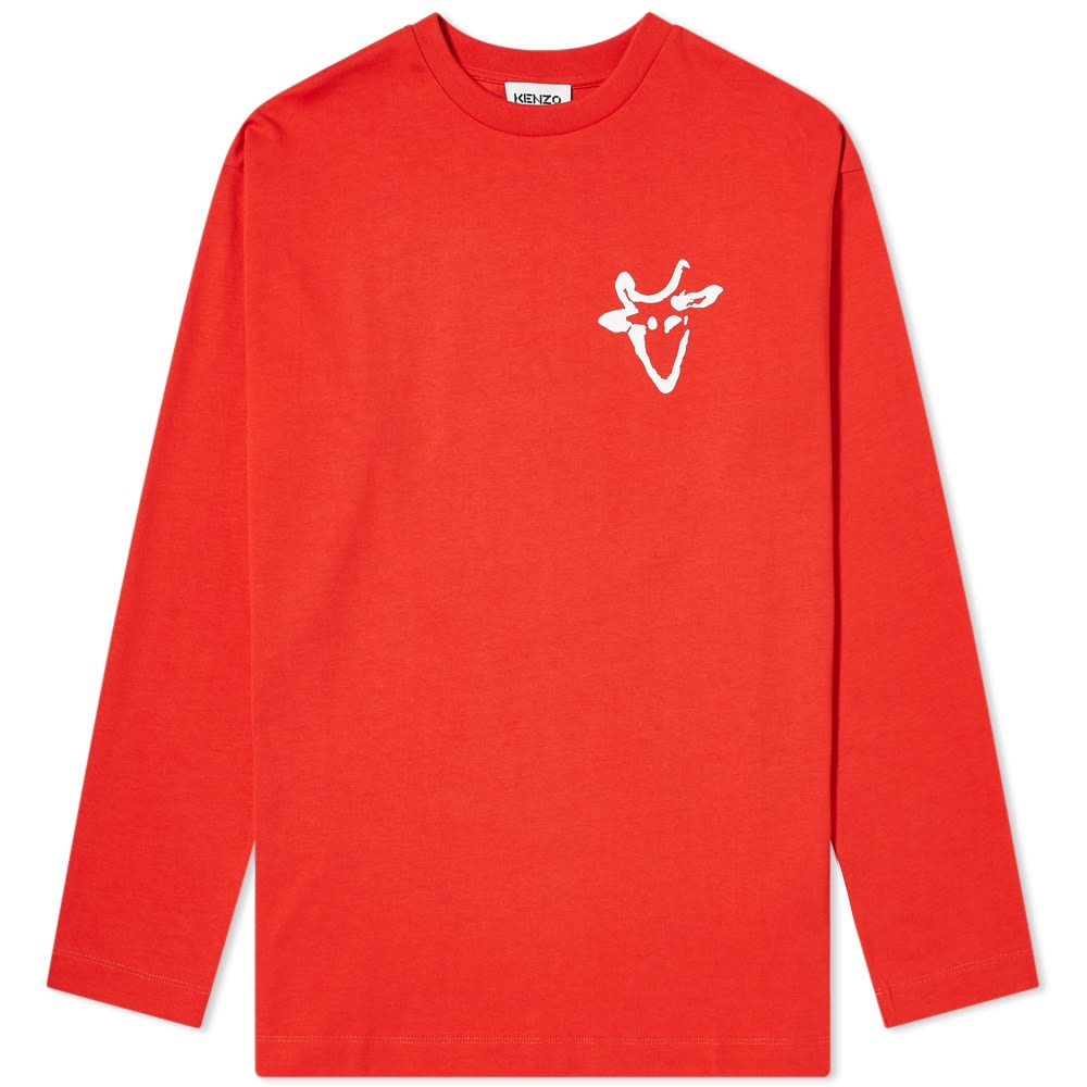 Kenzo Long Sleeve CNY Oversized Tee - 1