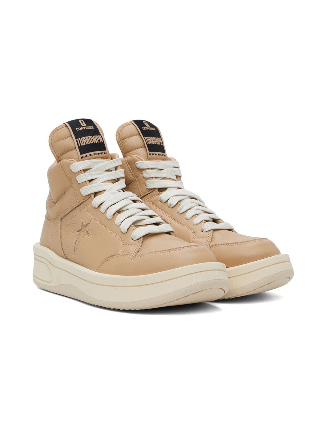Tan Converse Edition TURBOWPN Mid Sneakers - 4