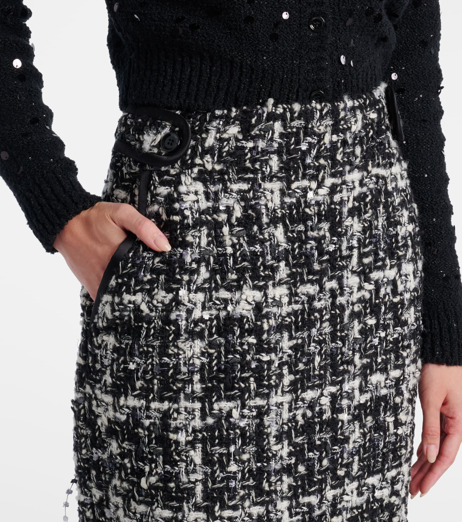 Checked midi skirt - 4