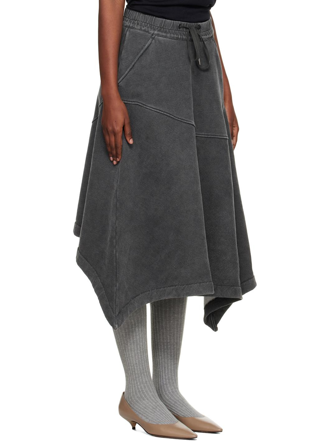 Gray Lounge Midi Skirt - 2