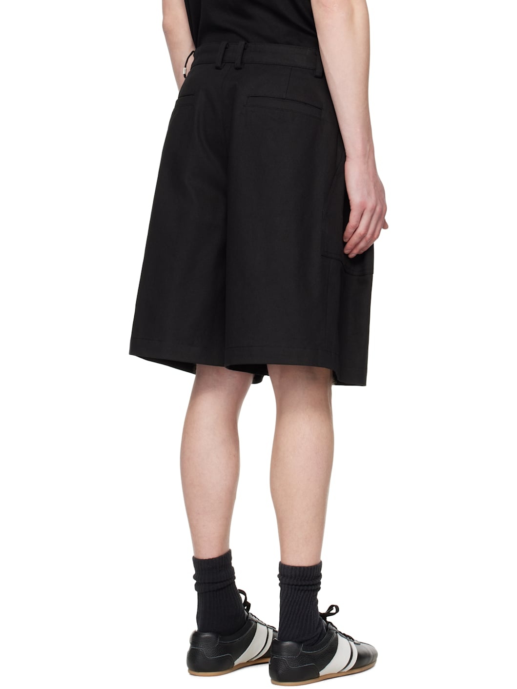 SSENSE Exclusive Black Twill Shorts - 3