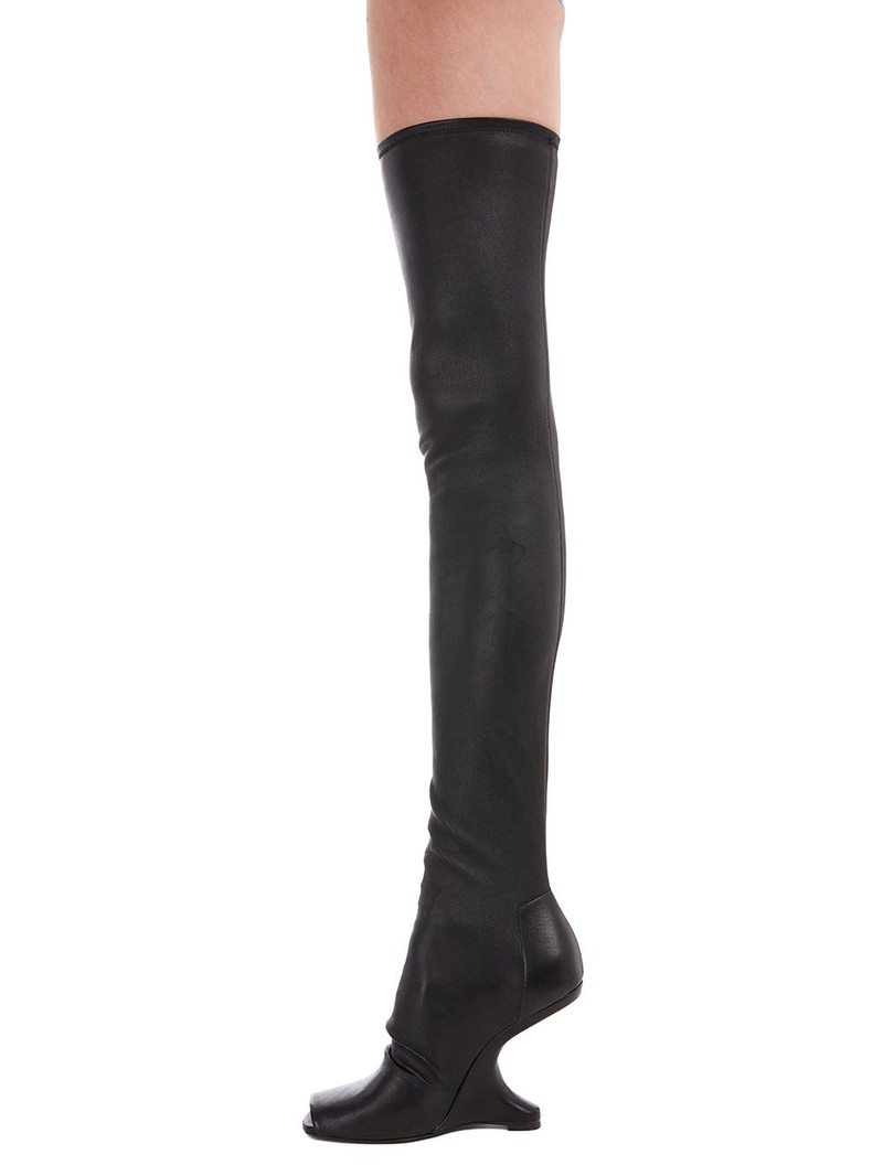 Cantilever leather over-the-knee boots 3