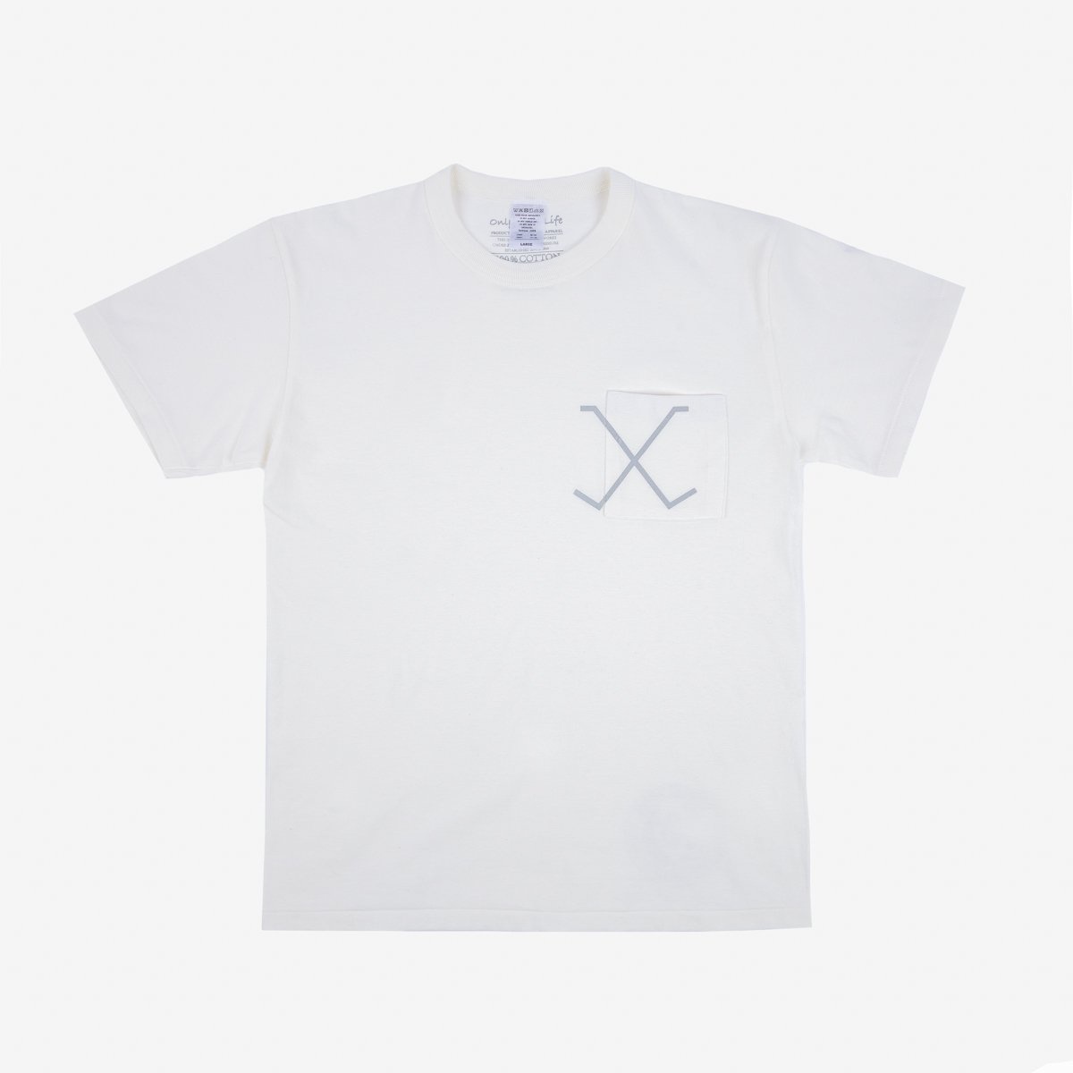 OGL-TEE-WX2-WHT OGL 6.2oz Pocket Tee - White - 1