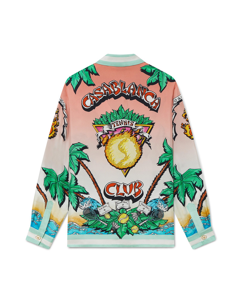Tennis Club Silk Shirt | Casablanca Paris - 1