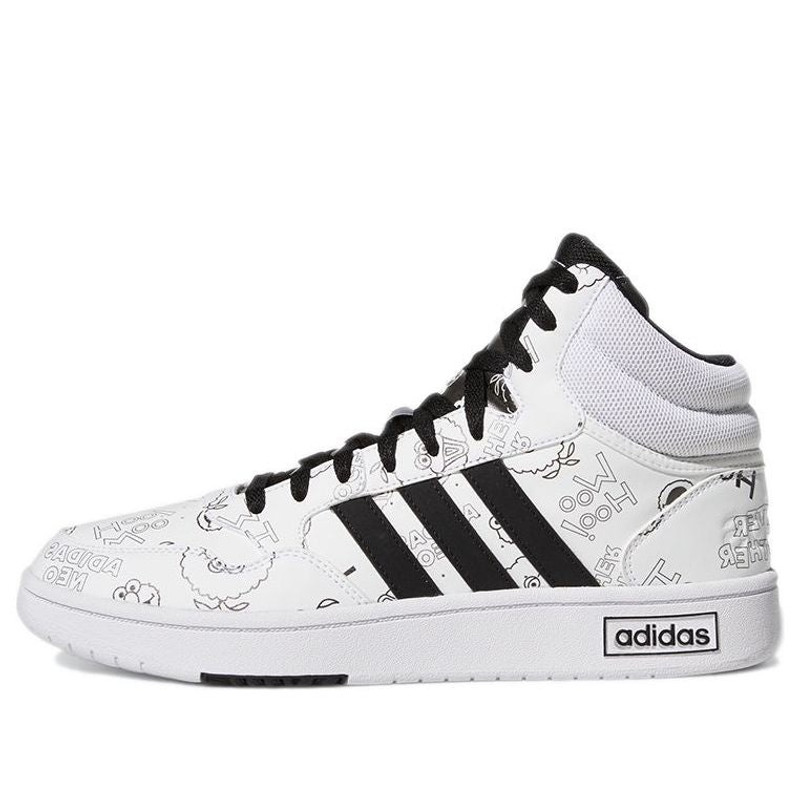 adidas neo Hoops 3.0 Mid 'White Black' GZ4859 - 1