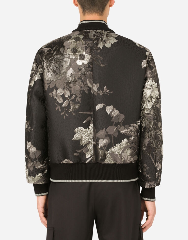 Floral lurex jacquard jacket - 2