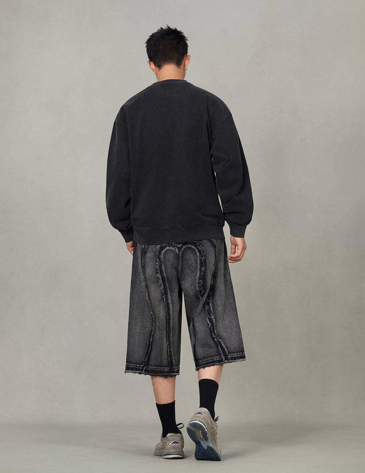 Logo Print Fashion Fit Sweatshirt - 5