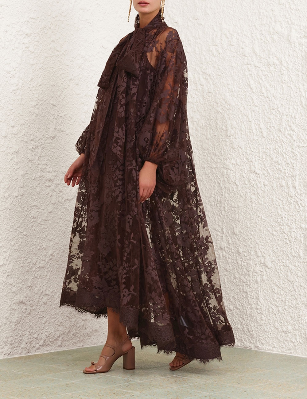 ILLUSTRATION LACE GOWN - 9