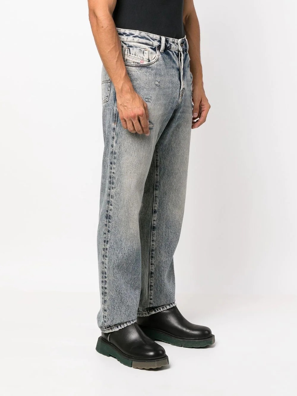 1955 stonewash straight-leg jeans - 5