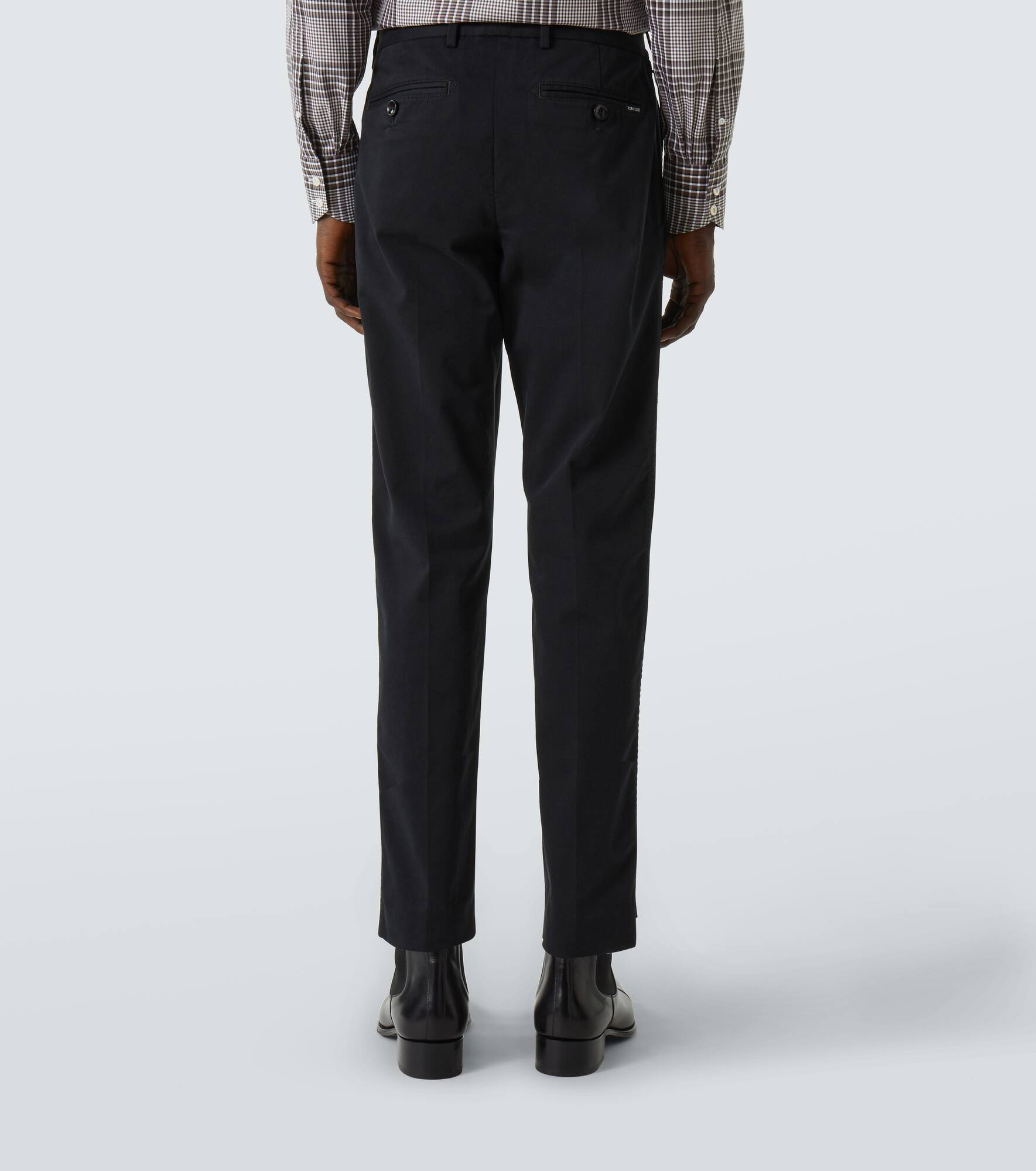 Cotton twill chinos - 4